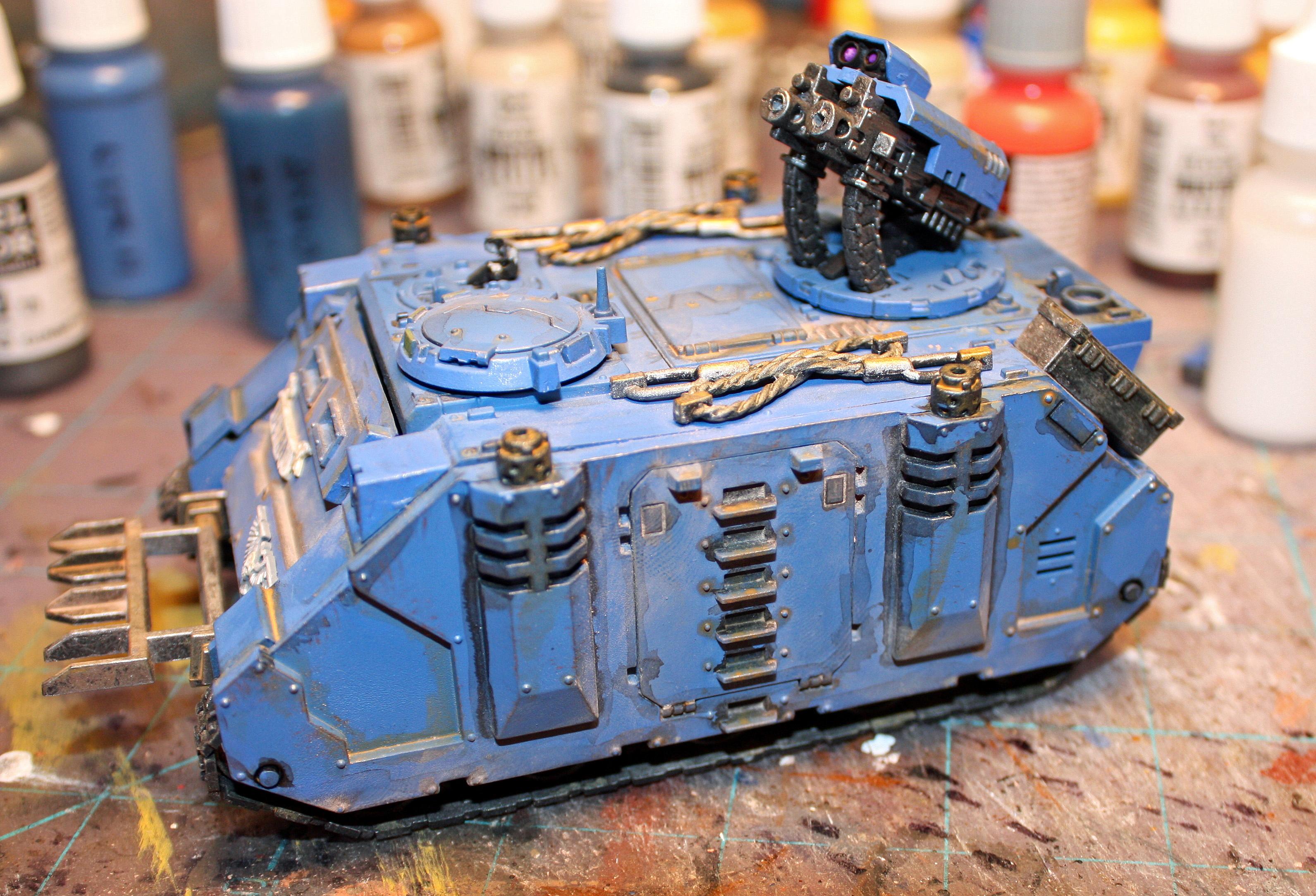 Rhino Space Marines Ultramarines Warhammer Razorback Wip